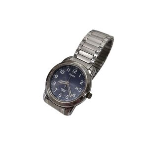 Timex Indiglo Blue Dial Men’s Watch – Stainless Stretch Band